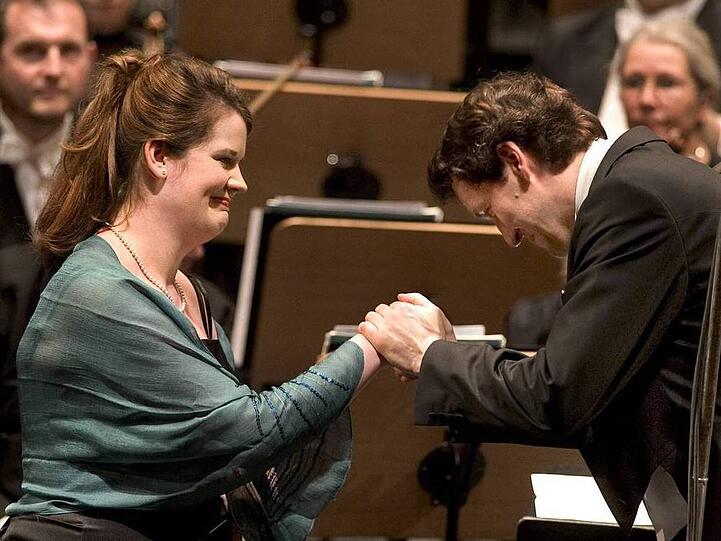 Maria Radner während eines Konzerts in der Komischen Oper Berlin im Jahr 2006