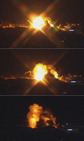 So ging die Bombe hoch - die Explosion in Bildern!