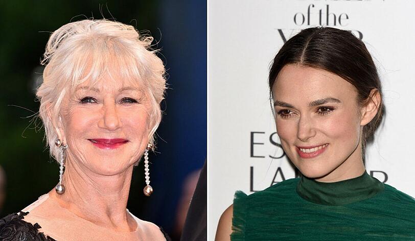 Das Ensemble von "Berlin, I Love You" ist nun zwei prominente Namen reicher: Helen Mirren (links) und Keira Knightley.