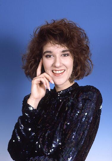 Welt-Star Celine Dion im Jahr 1988. Da waren die Zähne noch nicht so perfekt, wie heute...