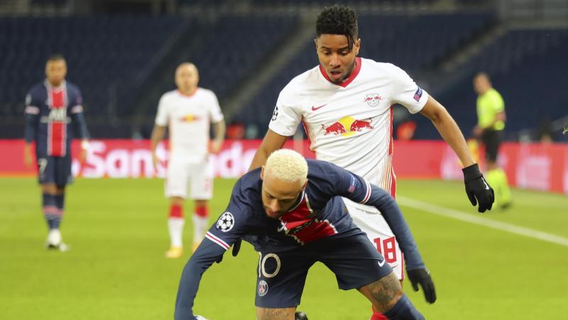 Superstar Neymar (vorne) brachte PSG gegen Leipzig auf die Siegerstraße.