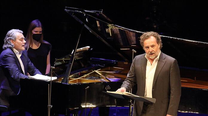 Christian Gerhaher und Gerold Huber bei einem früheren Liederabend im Nationaltheater.