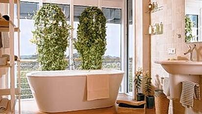 [BU]Modernes Design und edle Materialien halten Einzug in das Badezimmer von heute, wie hier in einem Musterhaus in Poing.