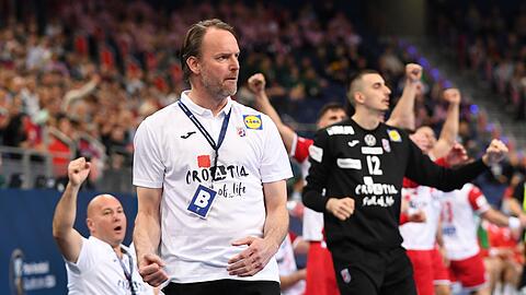Der frühere Bundestrainer Dagur Sigurdsson trainiert nun Kroatien.