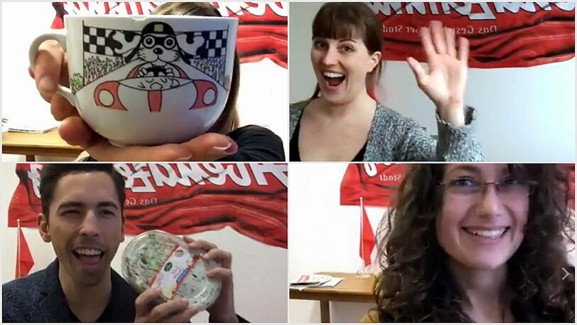 Am Montag war in der AZ-Kaffeeküche allerhand geboten...