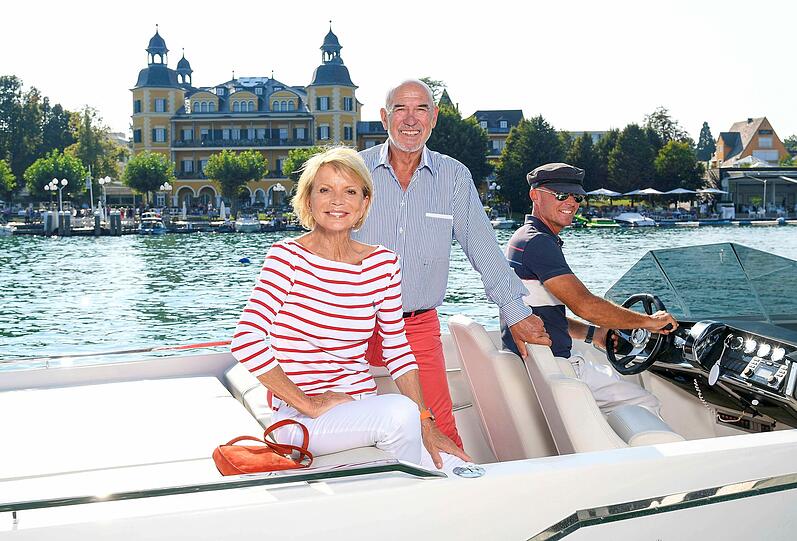 Uschi Glas und Geburtstagskind Otto Retzer