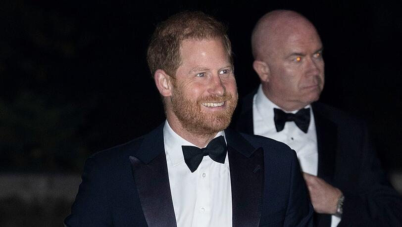 Prinz Harry bei seiner Ankunft zu einer Gala am Donnerstagabend in London. Prinz Harry bei seiner Ankunft zu einer Gala am Donnerstagabend in London.