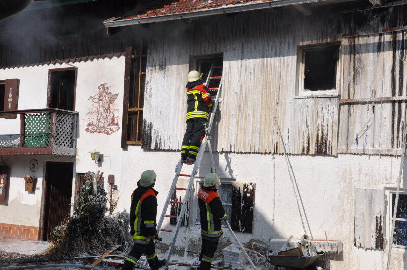 Wohnhausbrand in Eggenfelden: Die Bilder