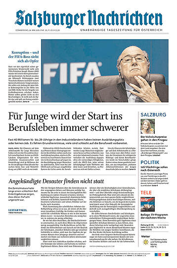 Die Salzburger Nachrichten: Blatter sieht sich als Opfer