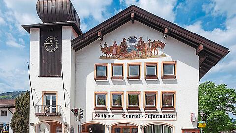 Das bisherige Rathaus von Rottach-Egern am Tegernsee.