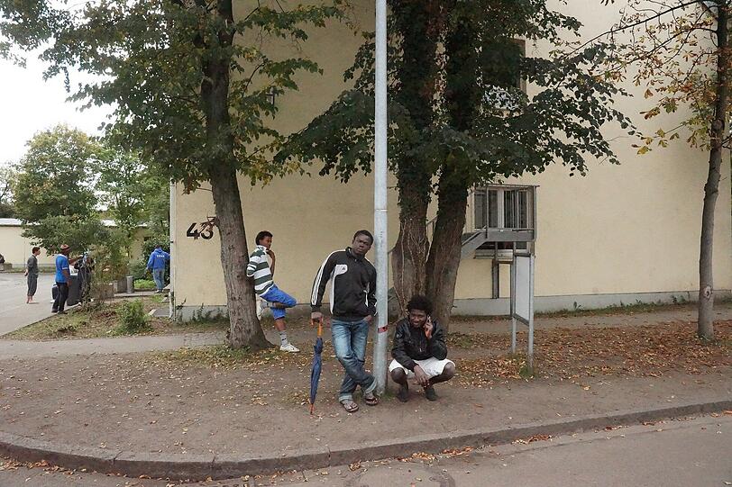 Sehen Sie hier weitere Bilder vom Besuch in der Bayernkaserne.