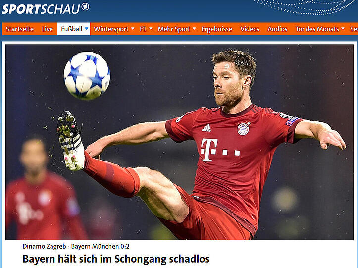 Auch die Sportschau sah die Bayern im Schongang.
