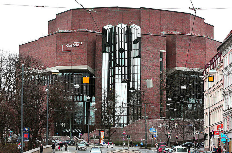 Gehört zu München, wie der Marienplatz oder der Olympiaturm: Der Gasteig, das Kulturzentrum der Stadt.