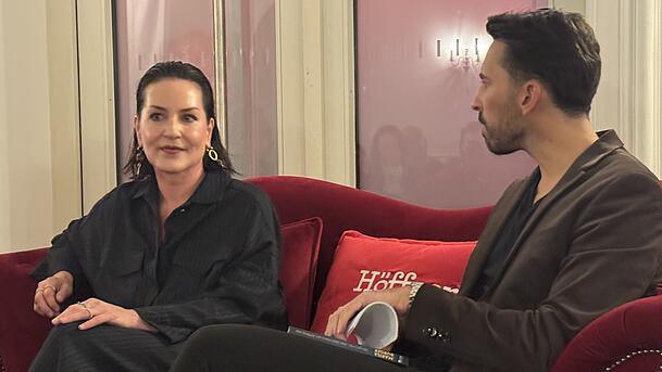 Marisa Burger im Gespräch mit Steffen Trunk, AZ-Ressortleitung in der Unterhaltung.