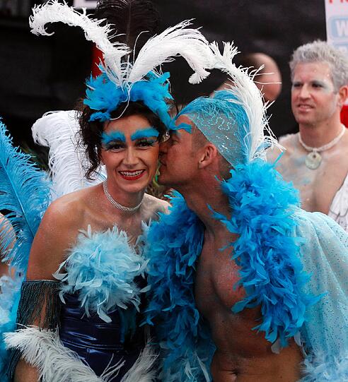 Bunte Kostüme, schrille Outfits - das ganze Wochenende über stand Österreichs Hauptstadt im Zeichen des Life Balls.