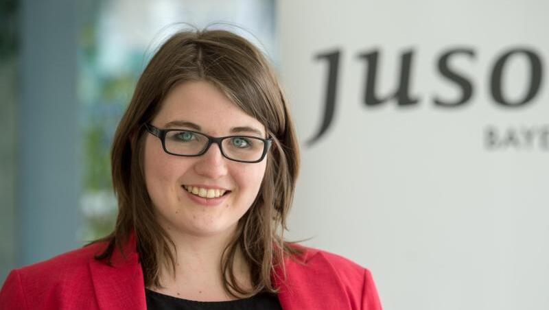 Anna Tanzer von den bayerischen Jusos. Foto: Armin Weigel/Archivbild Anna Tanzer von den bayerischen Jusos. Foto: Armin Weigel/Archivbild