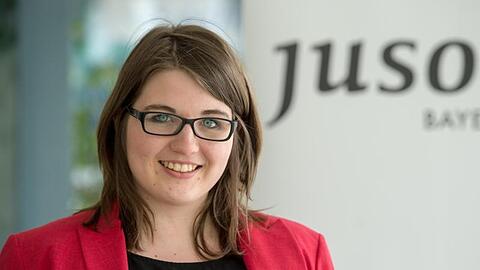 Anna Tanzer von den bayerischen Jusos. Foto: Armin Weigel/Archivbild