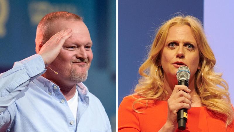 Stefan Raab (l.) und die Barbara Schöneberger konkurrieren am Samstagabend um die Gunst der Zuschauer. Stefan Raab (l.) und die Barbara Schöneberger konkurrieren am Samstagabend um die Gunst der Zuschauer.