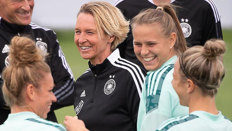 Bei den DFB-Frauen ist die Stimmung entspannt.