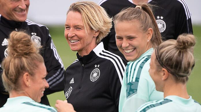 Bei den DFB-Frauen ist die Stimmung entspannt.