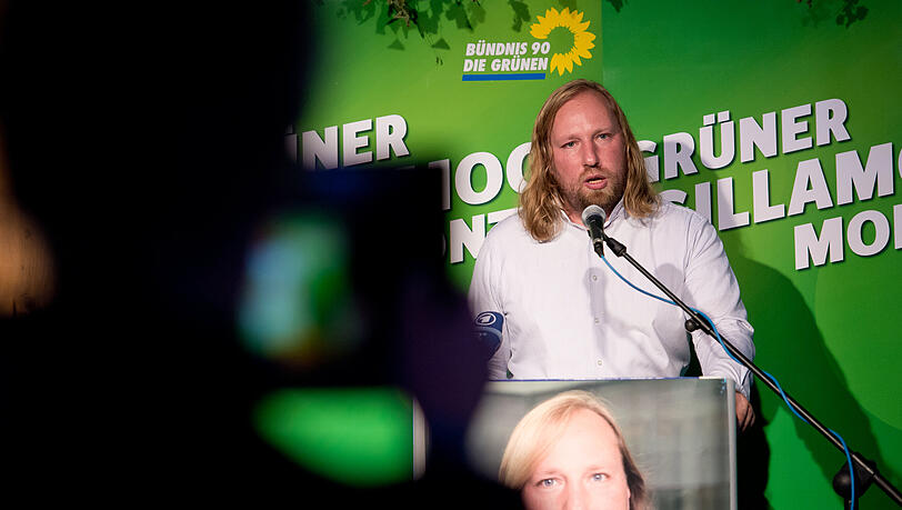 Anton Hofreiter bei seiner Rede.