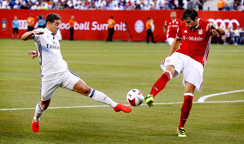 Der FC Bayern verliert das Testspiel gegen Real Madrid im ausverkauften MetLife Stadium in New York.