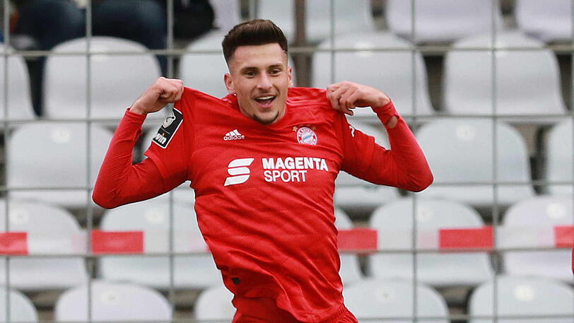 Erzielte einen Doppelpack für den FC Bayern II: Leon Dajaku.