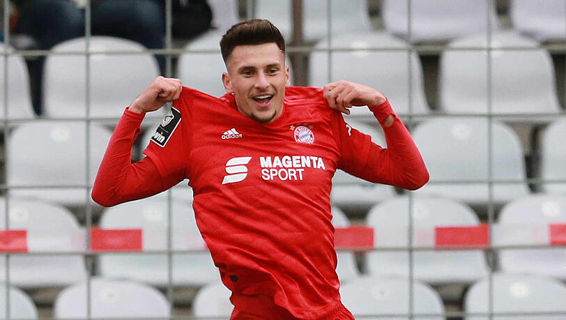 Erzielte einen Doppelpack für den FC Bayern II: Leon Dajaku.