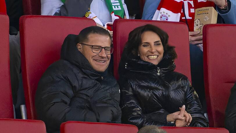 "Das ist der Klub, der immer in meinem Herzen war", sagt der neue Sportvorstand Max Eberl über den FC Bayern. Unterstützung erhält er von seiner Lebensgefährtin Natascha Fruscella.