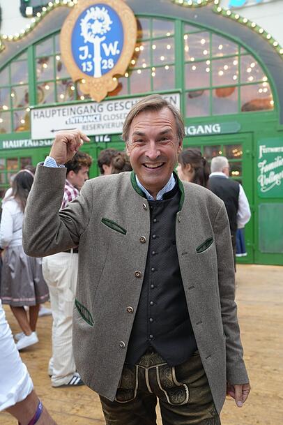 Thomas Linsmayer auf der Wiesn.