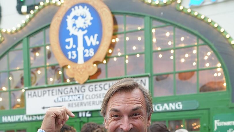 Thomas Linsmayer auf der Wiesn.