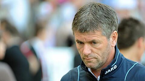 Mag nicht mehr: Eintracht-Trainer  Friedhelm Funkel.