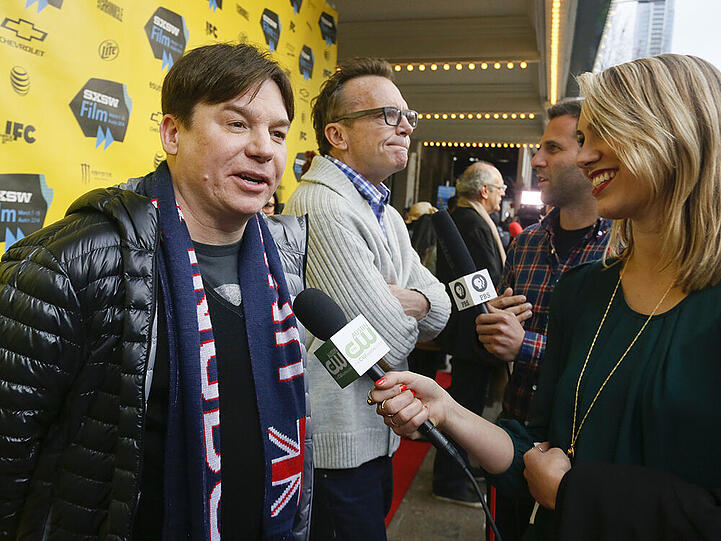 Mike Myers bei der Premiere des Films "Supermensch" im März