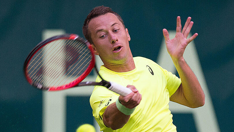 Philipp Kohlschreiber musste sich nach einem starken Auftritt Roger Federer geschlagen geben. Philipp Kohlschreiber musste sich nach einem starken Auftritt Roger Federer geschlagen geben.