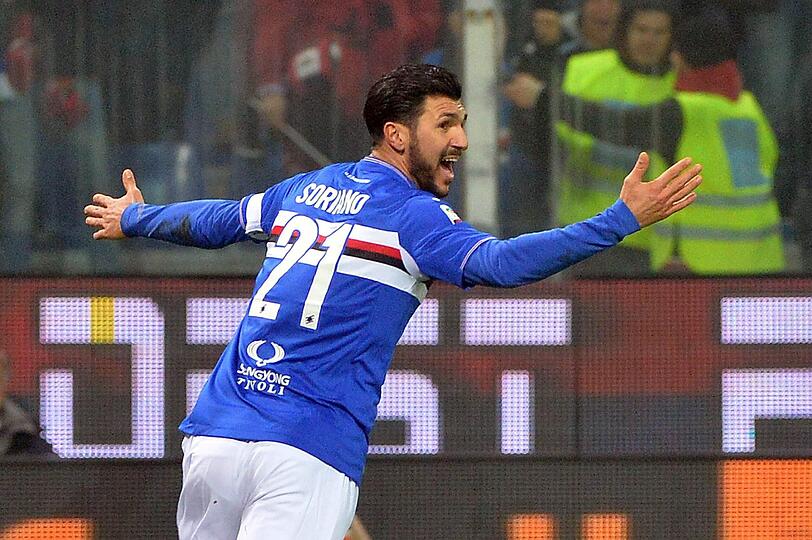 Spielt in der Serie A für Sampdoria Genua: Roberto Soriano.