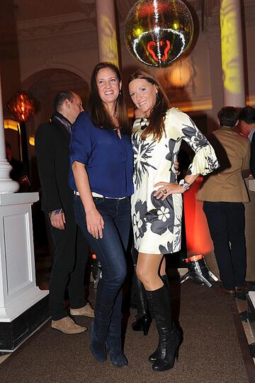 Dana Schweiger mit Simone Ballack