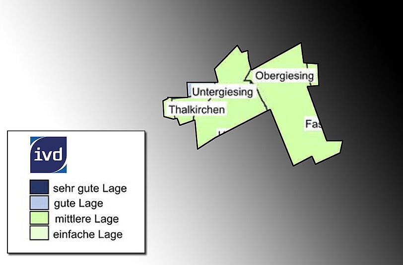 Wohnlage im CheckObergiesing - Mittlere LageUntergiesing - Mittlere LageThalkirchen - Mittlere Lage