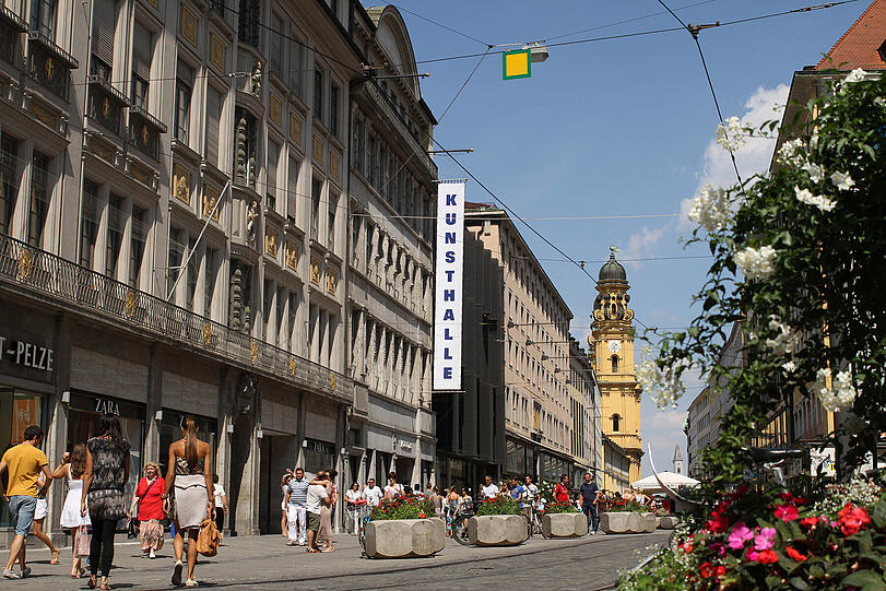 Die Hypo-Kunsthalle in der Theatinerstraße.