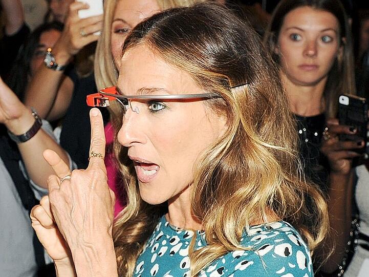 "Sex and the City"-Star Sarah Jessica Parker testet die Datenbrille Google Glass
