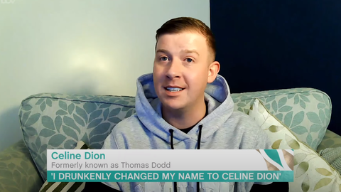 Der Brite Thomas Dodd heißt jetzt Celine Dion.