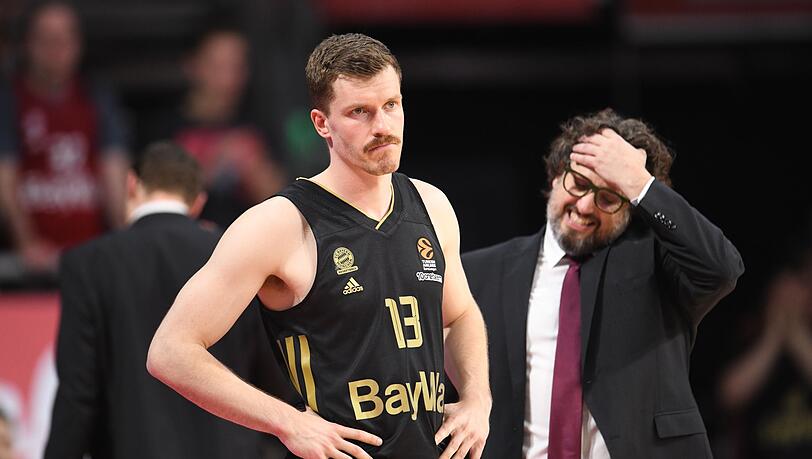 Andreas Obst von Bayern reagiert nach dem Spiel.