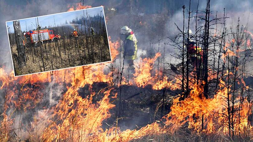 Die Waldbrand-Serie im Münchner Osten geht weiter.