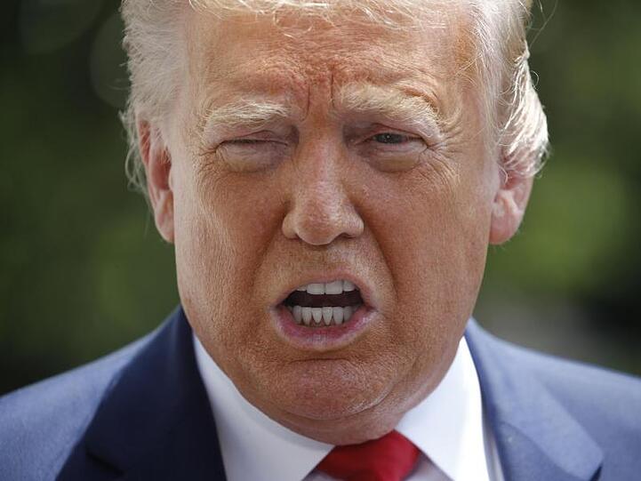 US-Präsident Donald Trump fordert von den Gouverneuren eine härtere Gangart.
