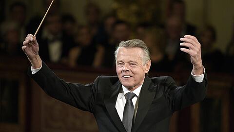 Mariss Jansons bei den Proben zum Neujahrskonzert der Wiener Philharmoniker.