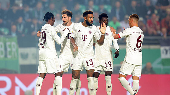 Traf zum 1:0 für die Bayern gegen Preußen Münster: Eric Maxim Choupo-Moting.