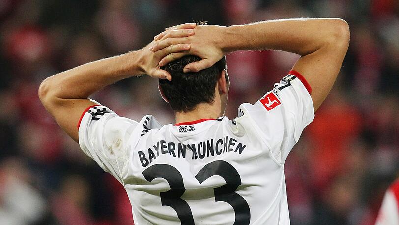 Zum Haare Raufen: Mario Gomez während des Spiels des FC Bayern gegen den FSV Mainz. Zum Haare Raufen: Mario Gomez während des Spiels des FC Bayern gegen den FSV Mainz.