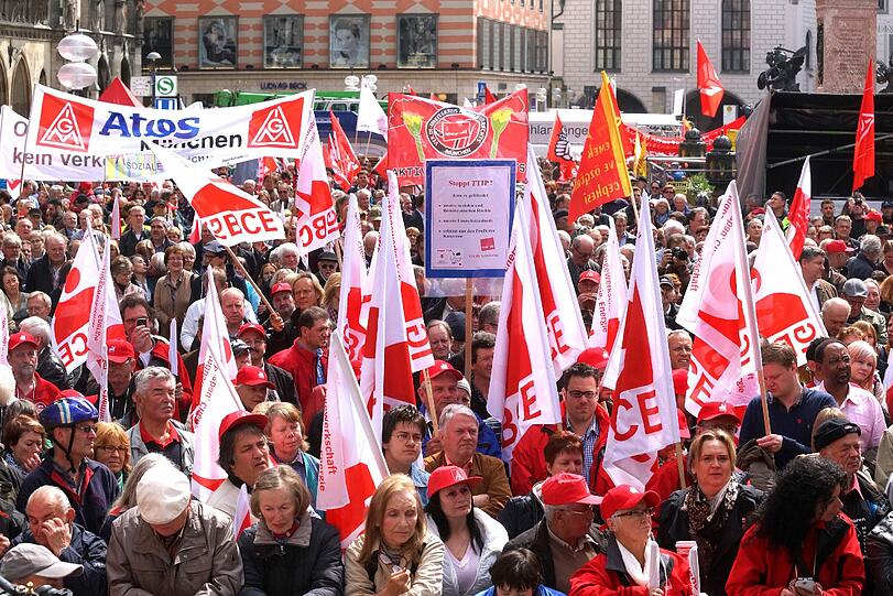 Demo der Gewerkschaften zum 1. Mai in München: Die Bilder