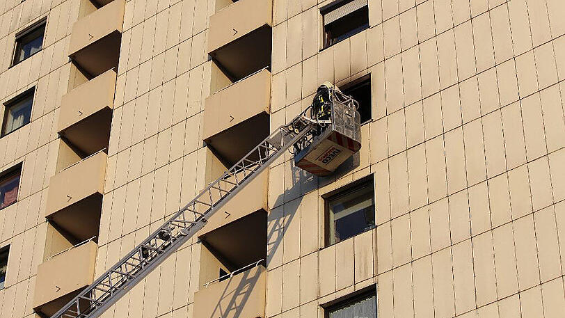 Im siebten Stock brach das Feuer aus.
