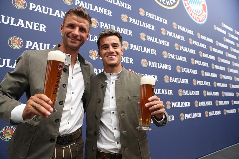 Die Bilder vom Lederhosen-Shooting des FC Bayern.
