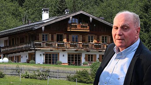 Uli Hoene&szlig; und sein Nachbar in Bad Wiessee am Tegernsee streiten vor dem Landgericht.